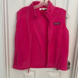 Vineyard Vines Girl’s Pink Fleece Vest
